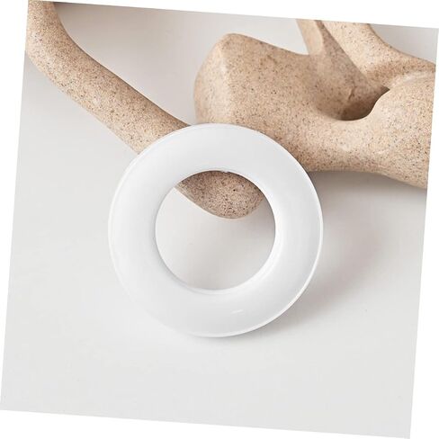 PRETYZOOM 4pcs Plastic Drapery Rings Clip Rings for Curtains Easy Install Drapery Grommets Window Curtain Clips Hooks in Saudi Arabia