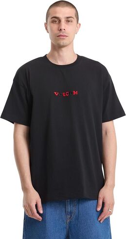 Volcom Men’s Short Sleeve Logo T-Shirt – Soft Cotton Crewneck Graphic Tee in Kuwait