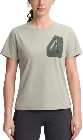 Pinoneer Camp Quick Dry Hiking Shirts Women,Stay Fresh Moisture Wicking Short Sleeves Workout Tops for Gym,Travel,Running in Kuwait