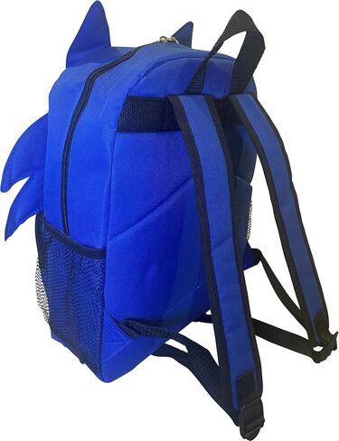 Ruz Sonic The Hedgehog 14" Big Face School Backpack With 3D Ears And Quills in Kuwait