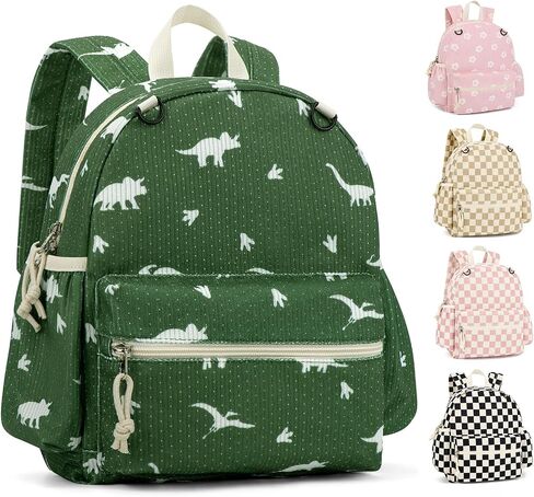 Corduroy Toddler Backpack for Boys & Girl, Cute Kids Backpacks/Small Bookbag 2-4 Preschool Kindergarten Backpack - Dinosaur in Saudi Arabia