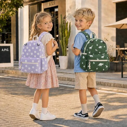 Corduroy Toddler Backpack for Boys & Girl, Cute Kids Backpacks/Small Bookbag 2-4 Preschool Kindergarten Backpack - Dinosaur in Saudi Arabia
