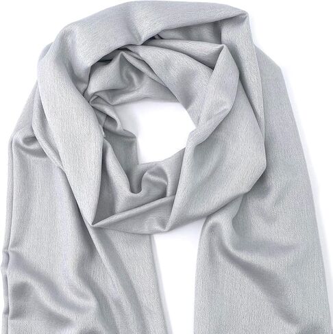 Pashmina/Silk Wrap Silver Grey in Kuwait