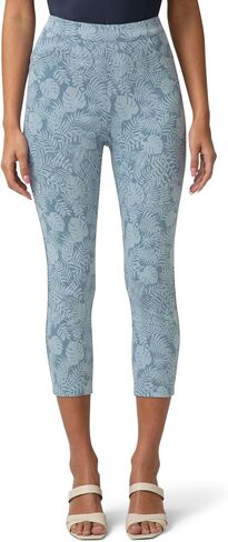 HUE Women's Ultra Soft High Waist Denim Capri Leggings in Kuwait