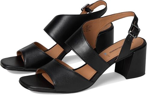 Johnston & Murphy Women’s Everly Asymmetrical Slide Sandals, 2.5" Slip On Heels for Women, Women’s Heeled Sandals in Kuwait