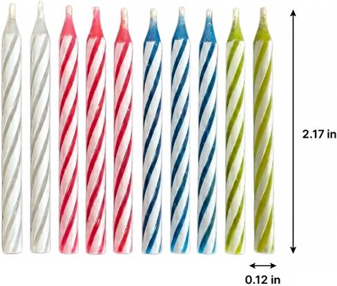 Trick Relighting Birthday Candles, Magic Self Relight Cake Candles, Prank Novelty Candle for Birthday and April Fools Day (20) in Kuwait