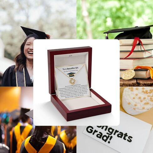 Graduation Gift For Her, 2026 Grad Love Knot/Alluring Necklace, College Graduation, High school graduate, graduation keepsake in Saudi Arabia