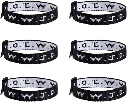 Elevated Faith WWJD Black Bracelet Pack in Saudi Arabia