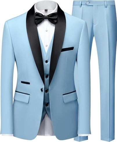 Mens Suit 3 Piece Slim Fit Suits for Men Wedding Prom Tuxedo for Men Formal Business Suit in Saudi Arabia