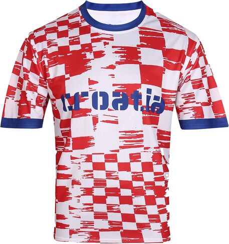 Men's 2026 Fan Soccer Jersey - Fan Version Short Sleeve Shirt for Game Day in Kuwait