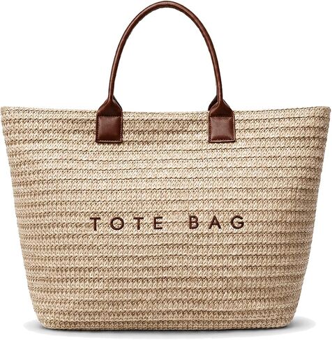 Women Straw Tote Bag Summer Beach Hobo Purse Weaving Swim Travel Woven Handbag in Saudi Arabia
