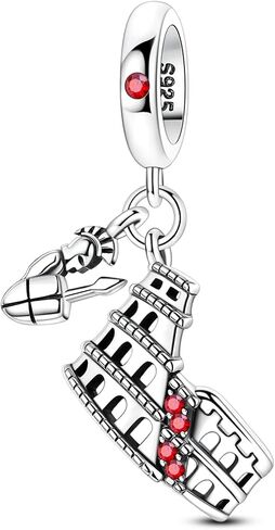S925 Sterling Silver Charm Fit for Pandora Bracelet Original Pendant Bead Gift for Her in Saudi Arabia