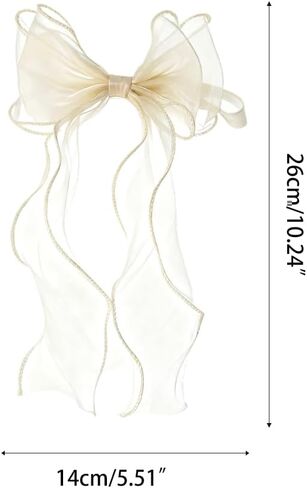 Bow Curtain Tiebacks, 2Pcs Lace Bowknot Curtain Tie Backs, Decorative Curtains Strap for Wedding Birthday Party Home Decoration in Kuwait