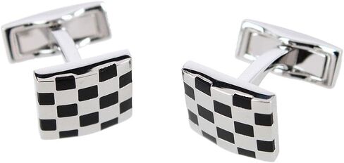Trafalgar Men's Checker Board Regal Cufflinks in Kuwait