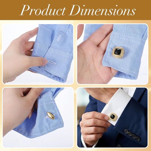Cufflinks for Men Black Gold Diamond Crystal Cuff Links Mens Formal Wedding Business Cufflinks Sparkle Ornate Cufflink for Wedding Groom Business Husband Valentines Day Gifts Shirt Accessories in Kuwait