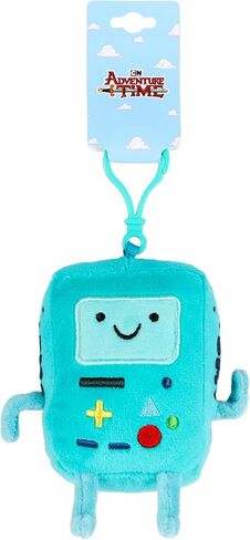 سلسلة مفاتيح SalesOne Adventure Time BMO Happy Plush، مشبك حقيبة الظهر | 4 بوصات طويل القامة in Kuwait