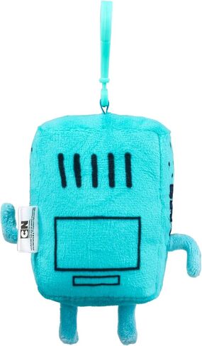 سلسلة مفاتيح SalesOne Adventure Time BMO Happy Plush، مشبك حقيبة الظهر | 4 بوصات طويل القامة in Kuwait