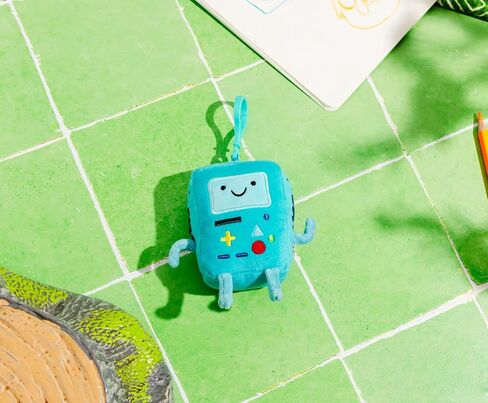 سلسلة مفاتيح SalesOne Adventure Time BMO Happy Plush، مشبك حقيبة الظهر | 4 بوصات طويل القامة in Kuwait