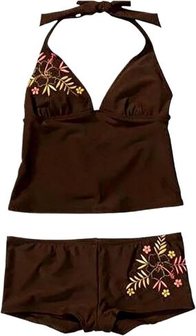 Summer 2 Pieces Floral Bikini Sets Women Y2k Sexy Vintage Whimsy Beach Swimsuit 2000s Vacation Going Out Outfits in Saudi Arabia
