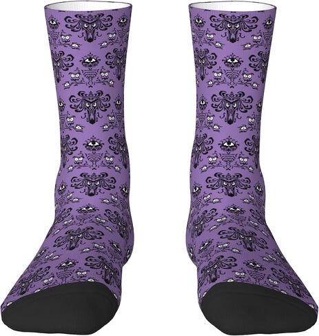 Haunted the Mansion Socks For Men Women Funny Novelty Crew Socks Gifts in Saudi Arabia