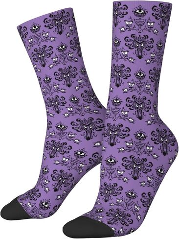 Haunted the Mansion Socks For Men Women Funny Novelty Crew Socks Gifts in Saudi Arabia