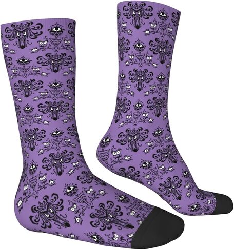 Haunted the Mansion Socks For Men Women Funny Novelty Crew Socks Gifts in Saudi Arabia