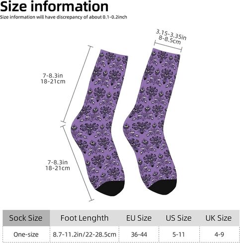 Haunted the Mansion Socks For Men Women Funny Novelty Crew Socks Gifts in Saudi Arabia