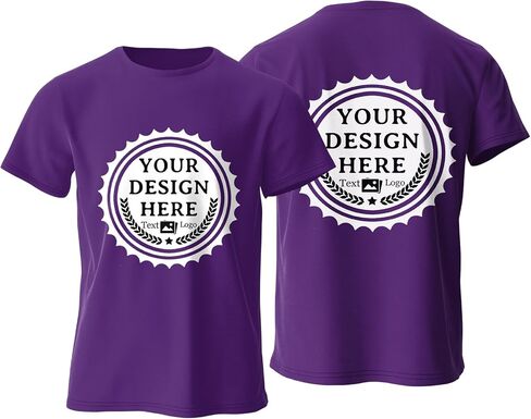 Custom T Shirts Design Your Own Bulk Customized T Shirts Unisex Personalized T Shirts Tee Add Text Logo/Photo/Image in Kuwait