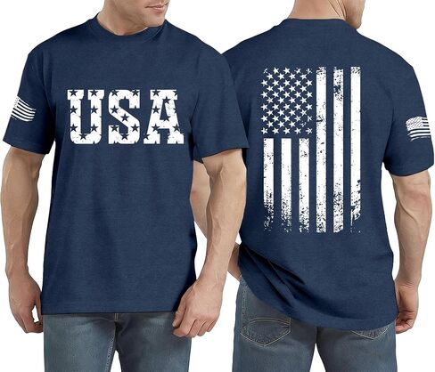 USA Flag Shirt for Men 1776 American Patriotic T-Shirt 4th of July We The People Tee Tops in Saudi Arabia