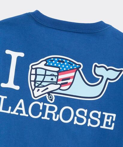 تي شيرت Vineyard Vines للأولاد من USA I Whale Lacrosse بأكمام قصيرة وجيب in Kuwait