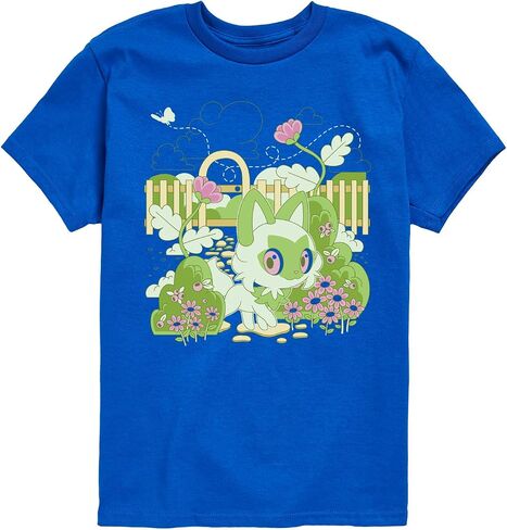 Pokémon - Sprigatito Cottage Garden - تي شيرت قصير الأكمام للأطفال والشباب in Kuwait