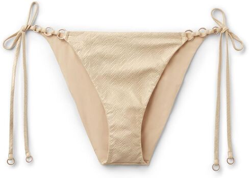 CALZEDONIA Woman's Tied Swimsuit Bottoms Gold Waves in Kuwait