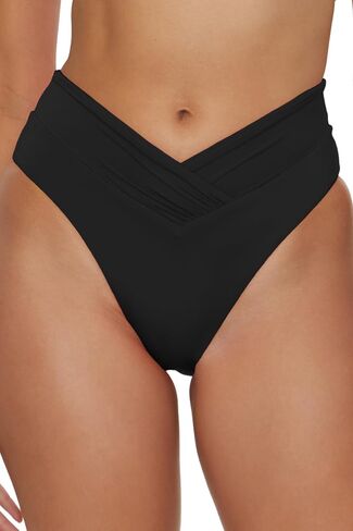 Becca Women's Color Code French Cut Bikini Bottom, Cheeky Coverage, Swimwear Separates for Women in Kuwait