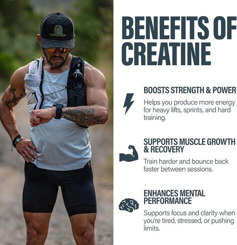BUBS Boost Creatine Monohydrate – 90 Servings | 5g Creapure® Creatine Powder | NSF Certified for Sport | Supports Strength, Power & Performance | Unflavored, No Fillers in Saudi Arabia