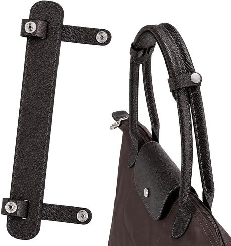 Shoulder Strap Pad Compatible with Longchamp Le Pliage Original Tote Bags – Upgraded Anti-Slip, Pressure-Relief & Wear-Protection Design, Premium Leather, Brown in Saudi Arabia