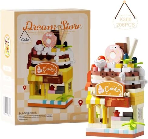 1 Piece Mini Cake Shop Figurine, Handcrafted Dessert Decor, for Home Office Gift & Shelf Decoration in Kuwait