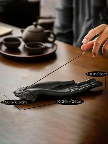 Incent Holder for Sticks,Incense Buddha Incense Holder,Premium Incense Holder Hand Incense Holdersafely Holds Burning Incense Sticks,for Zen Home Decor & Spiritual Wellness in Saudi Arabia