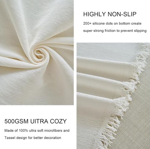 Waterproof Sectional Couch Covers,L Shaped Couch Covers for Pets Washable Sofa Covers for Dogs Sofa SlipCover for Sectional Couches Protector Covers for Living Room (71" x 118" + 71" x 118", Beige) in Saudi Arabia