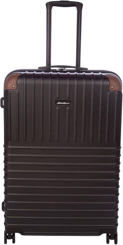 Eddie Bauer Strata Luggage | Hardside | Spinner Wheels | Expandable | Lightweight | Travel Essentials, Black, 30" (Check-In) in Saudi Arabia