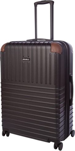Eddie Bauer Strata Luggage | Hardside | Spinner Wheels | Expandable | Lightweight | Travel Essentials, Black, 30" (Check-In) in Saudi Arabia