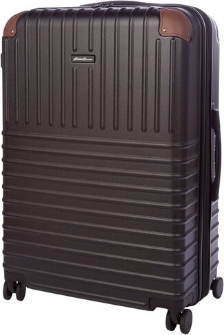 Eddie Bauer Strata Luggage | Hardside | Spinner Wheels | Expandable | Lightweight | Travel Essentials, Black, 30" (Check-In) in Saudi Arabia