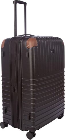 Eddie Bauer Strata Luggage | Hardside | Spinner Wheels | Expandable | Lightweight | Travel Essentials, Black, 30" (Check-In) in Saudi Arabia