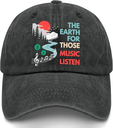 لدى The-Earth موسيقى لأولئك الذين يستمعون إلى القبعة النسائية ذات المظهر المنخفض المغسول in Kuwait
