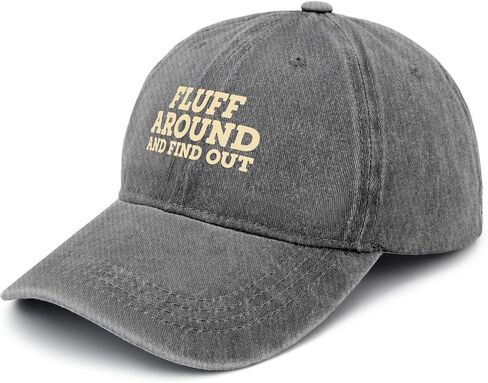 Fluffs Around and Find Out Baseball Hat Funny Caps for Son in Kuwait