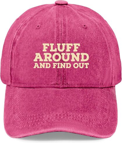 Fluffs Around and Find Out Baseball Hat Funny Caps for Son in Kuwait