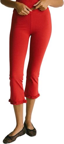 LILTWIST Women Y2k Polka Dot Printed Capris Cute Low Rise Stretchy Cropped Pants Side Bow Tie Skinny Capri Leggings Going Out in Saudi Arabia