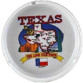 Texas State Map Ashtray in Kuwait