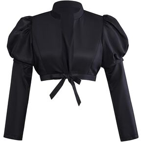 معطف MelangCos النسائي Empire Cosplay Spencer Jacket Regency Crop Redingote Horse Riding Show in Kuwait