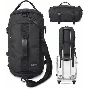 Plexon 3 in 1 Duffle Backpack for Travel Gym Sports Workout, 21" Water-resistant Carry On Duffel Bag, Lightweight Tear-Resistant Weekender for Men Women in Saudi Arabia
