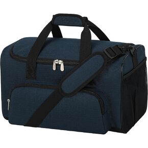 25L Small Gym Sport Duffle Bag - 17 Inch Weekender Overnight Bag for Travel, Workout, Fitness - Black in Saudi Arabia